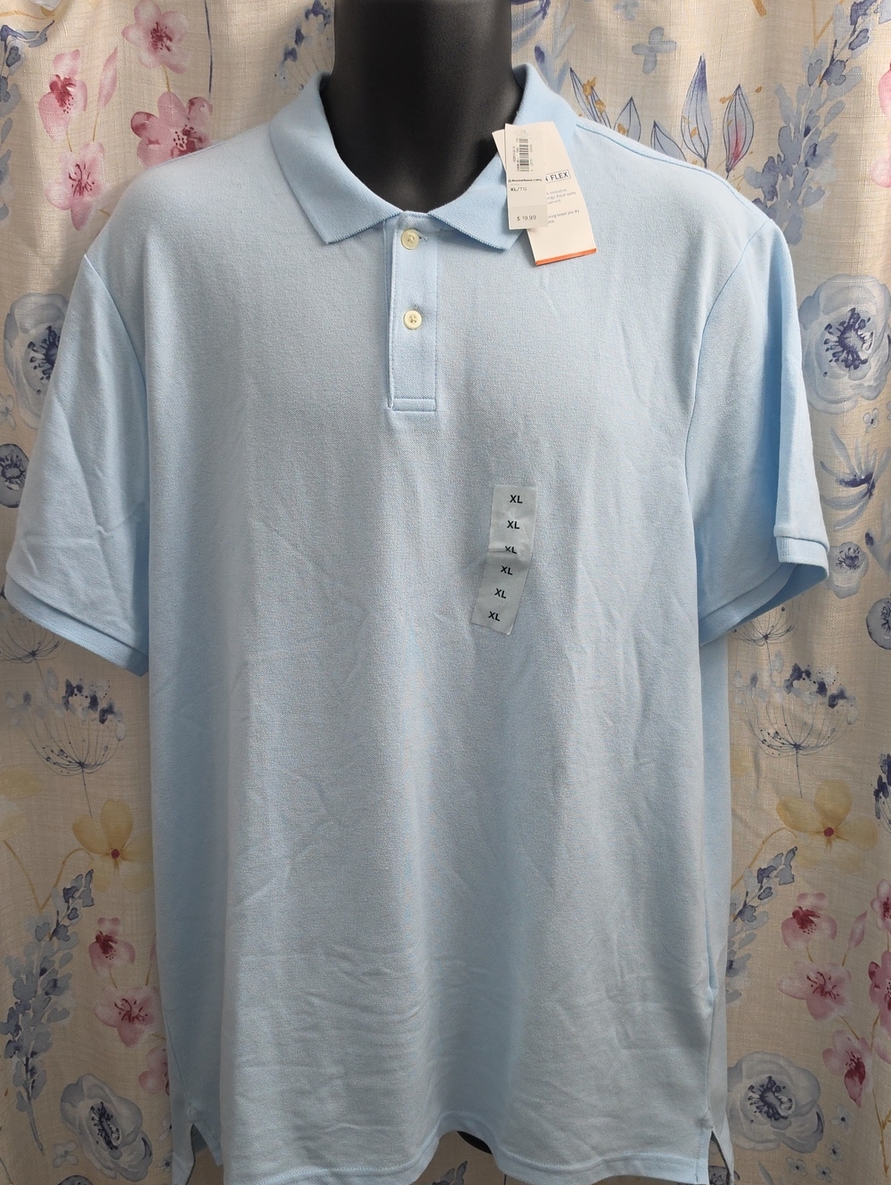 Old Navy Men's Polo Shirt in Light Blue